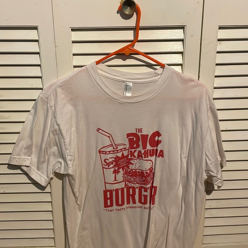 Big Kahuna Burger from Pulp Fiction T-shirt, Unisex, Large, White